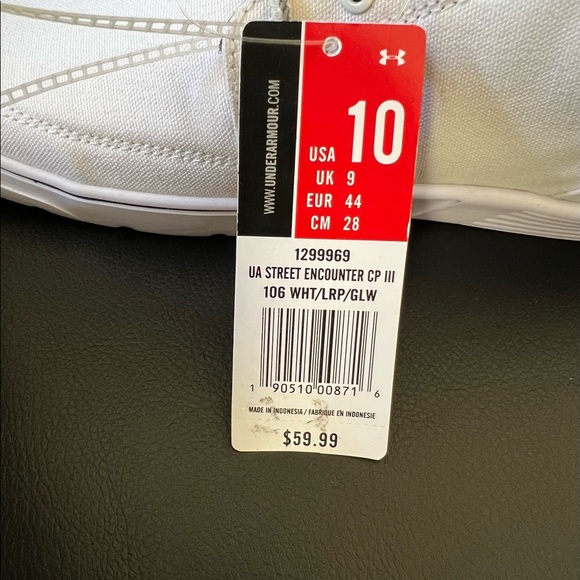 SOLD Mens size 10 UA Street Encounter slip on boat shoes sneakers Under Armour - Picture 11 of 11